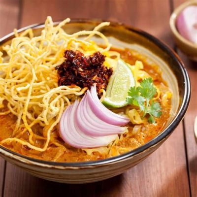  Khao Soi: Ein cremiges Curry mit knusprigen Nudeln – ein Geschmackserlebnis für die Sinne!