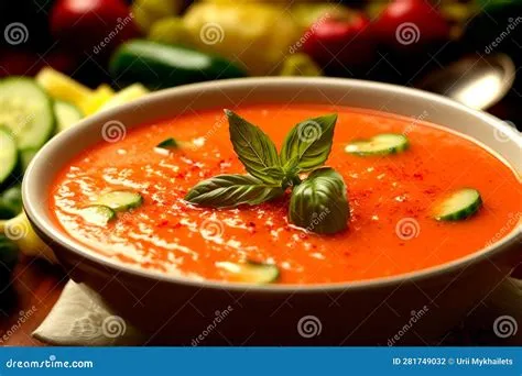  Gazpacho - Eine erfrischende Symphonie aus rohen Gemüsen und pikanten Aromen!